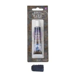 Finnabair Art Alchemy Metallique Wax .68 Fluid Ounce - Ash Grey