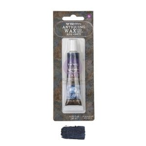 Finnabair Art Alchemy Metallique Wax .68 Fluid Ounce - Ash Grey