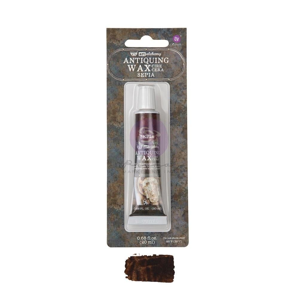 Finnabair Art Alchemy Antiquing Wax .68 Fluid Ounce - Sepia Finnabair Art Alchemy Antiquing Wax .68 Fluid Ounce - Sepia
