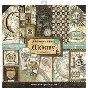 Stamperia Double-Sided Paper Pad 12"X12" 10/Pkg - Alchemy