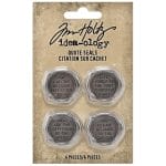Tim Holtz Idea-Ology Metal Quote Seals 4/Pkg