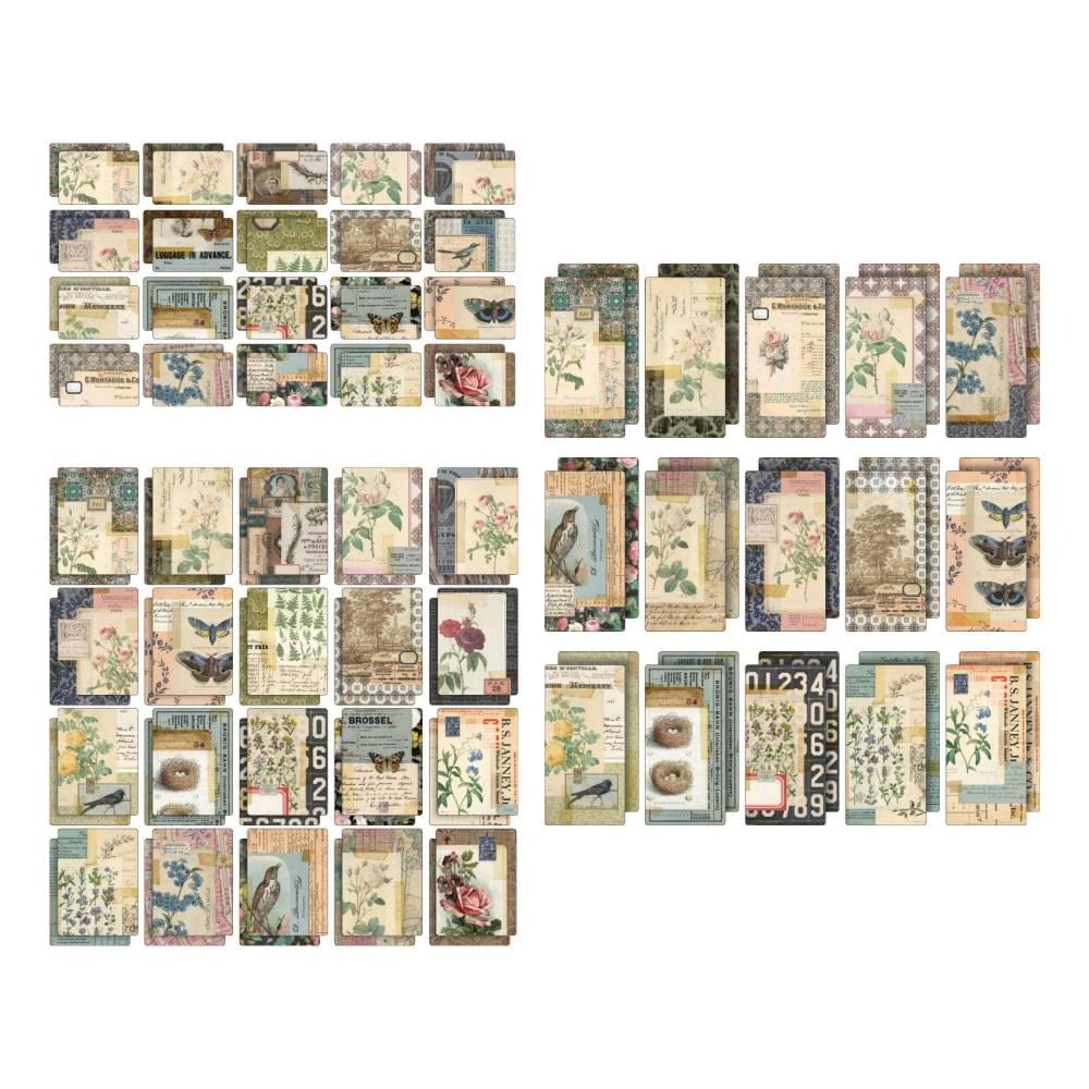 Tim Holtz Idealogy Pocket Cards 55/Pkg tim holtz idealogy pocket cards TH94226 1 tim_holtz_idealogy_pocket_cards_TH94226_1