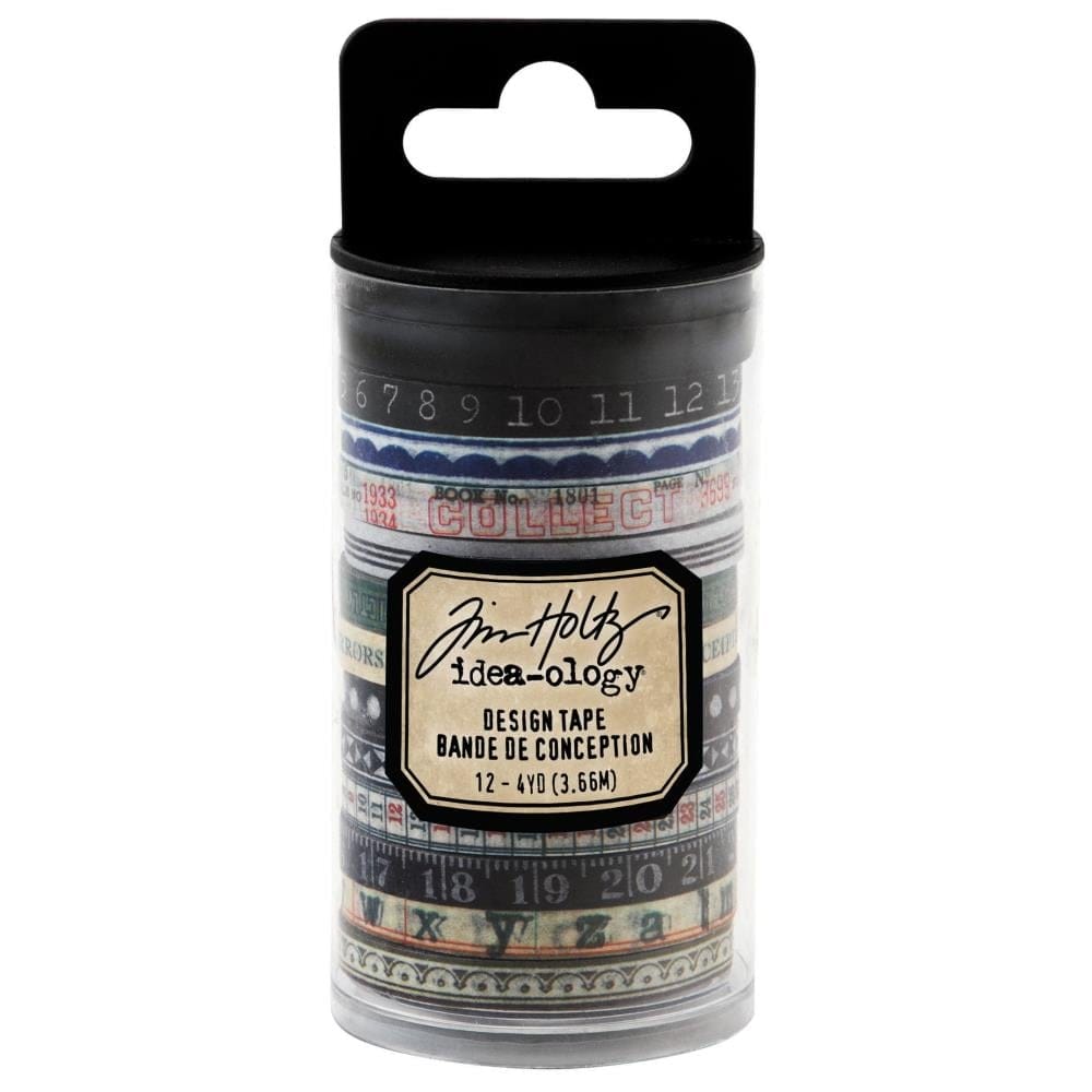 Tim Holtz ideaology Design Tape 12/Pkg - Trims