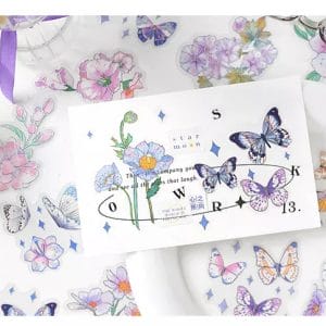 15pcs_PET_Stickers_Flowers_1