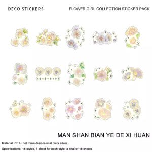 15pcs_PET_Stickers_Flowers_PMZTB-0142_2
