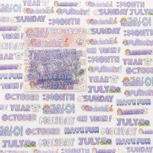 Clear PET Planner Stickers (48 pcs) - Design 4