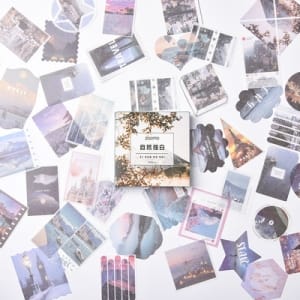 Photo Sticker Book for Journal Ephemeras (80 sheets) - Travel