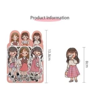Girls_sticker_20pcs_sample