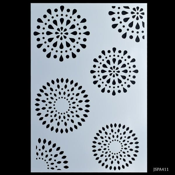 A4 Stencil - Mandalas