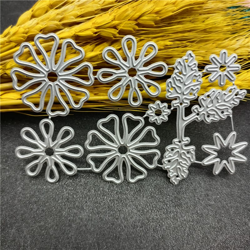 Steel Dies - Flowers (Set of 7 dies) LC078 steel dies Steel Dies - Flowers (Set of 7 dies)