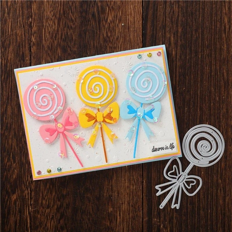 Steel Dies - Lolipop Candy (Set of 3 dies) LC314 steel dies 1 LC314_steel_dies_1