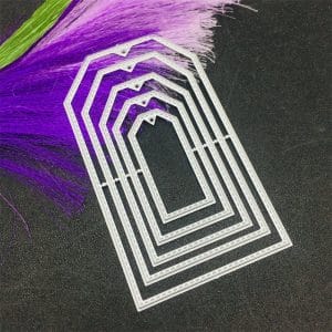 Steel Dies - Stitched Tags (Set of 5 dies)