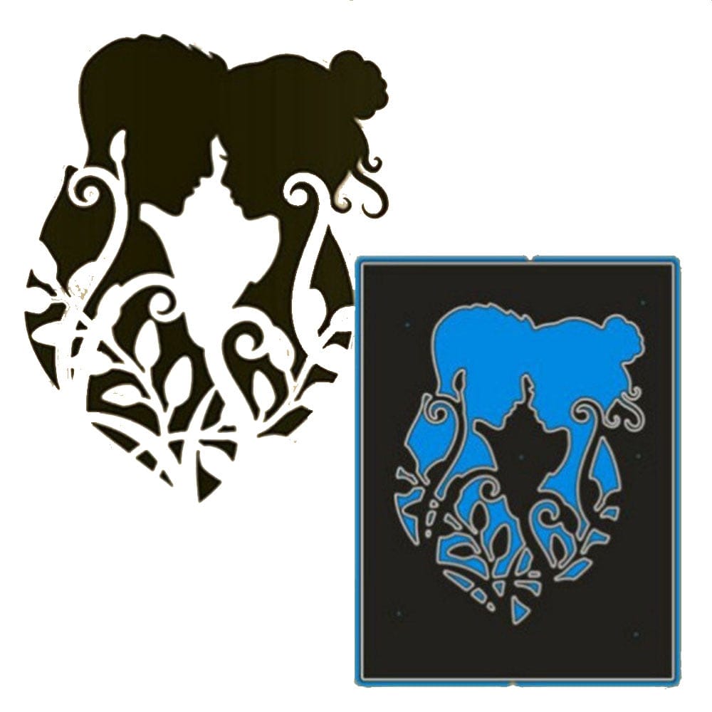 Steel Background Dies - Couple Grid LC418 steel dies LC418_steel_dies