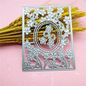 Steel Background Dies - Floral Background Dies (Set of 4 dies)