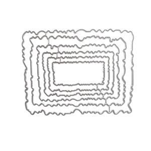 Steel Dies - Torn Edge Rectangles (Set of 6 dies)