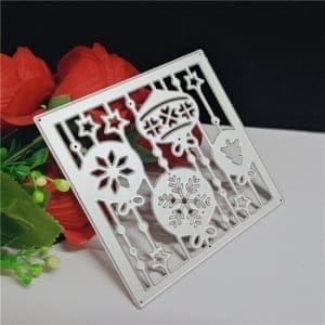 Steel Background Dies - Christmas Ornaments