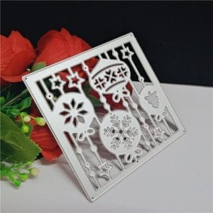 Steel Background Dies - Christmas Ornaments