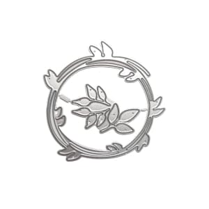 Steel Dies - Leaves and Wreath (Set of 2 dies)