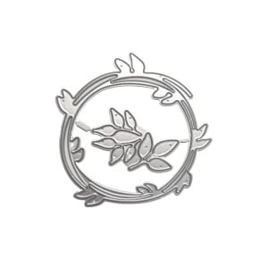 Steel Dies - Leaves and Wreath (Set of 2 dies)