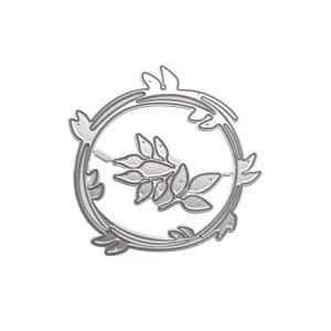 Steel Dies - Leaves and Wreath (Set of 2 dies)