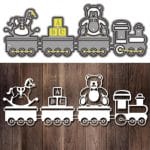 Steel Border Dies - Baby Toys