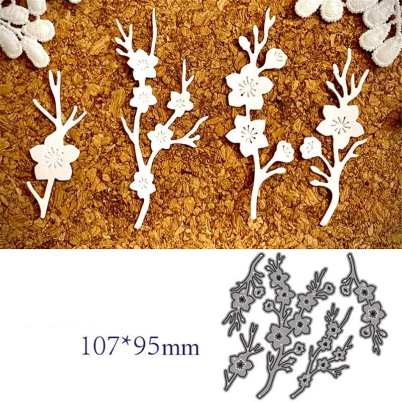 Steel Dies - Floral Branches (Set of 5 dies) LC997 steel dies Steel Dies - Floral Branches (Set of 5 dies)