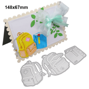 Steel Dies - Backpacks and Book (Set of 3 dies)
