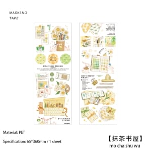 PET Clear Sticker Sheet - Spring