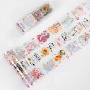 Clear PET Sticker Rolls Set - Girls (Pack of 3 rolls) (PCT-002)