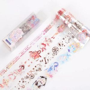 Clear PET Sticker Rolls Set - Girls (Pack of 4 rolls) (PCT-005)