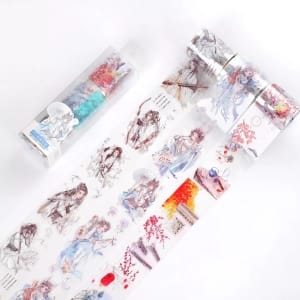 Clear PET Sticker Rolls Set - Girls (Pack of 3 rolls) (PCT-006)
