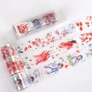 Clear PET Sticker Rolls Set - Girls (Pack of 3 rolls) (PCT-011)