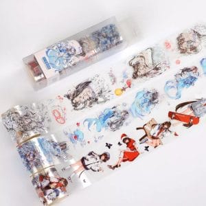 Clear PET Sticker Rolls Set - Girls (Pack of 3 rolls) (PCT-012)