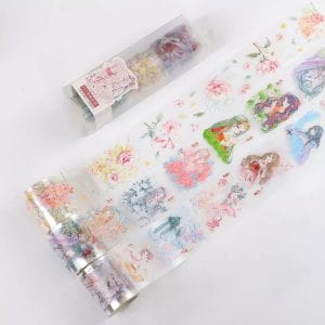 Clear PET Sticker Rolls Set - Girls (Pack of 3 rolls) (PCT-014)