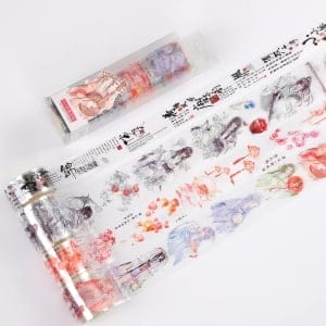 Clear PET Sticker Rolls Set - Girls (Pack of 4 rolls) (PCT-017)