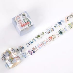 Clear PET Sticker Rolls Set - Girls (Pack of 2 rolls) (PCT-019)
