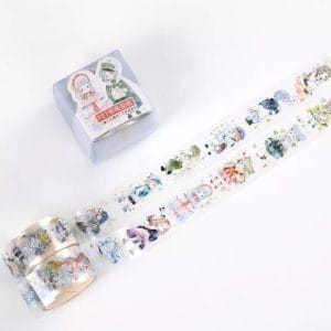 Clear PET Sticker Rolls Set - Girls (Pack of 2 rolls) (PCT-019)