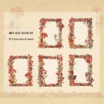 PET Clear Frame Stickers (10 pcs) - Design 5