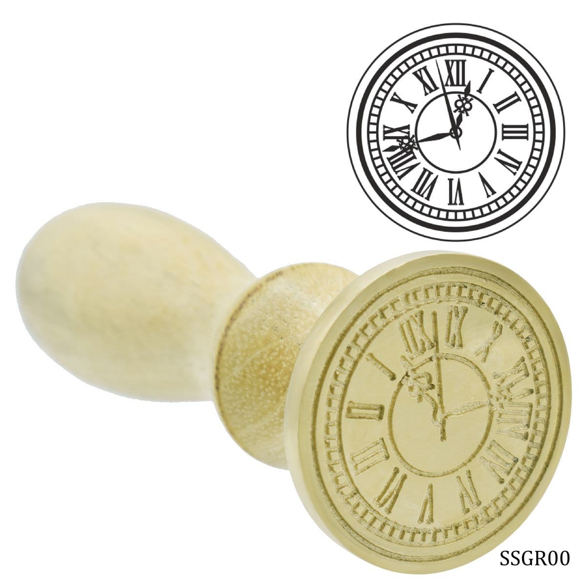 Wax Seal Stamp - Roman Clock Wax Seal Stamp - Roman Clock