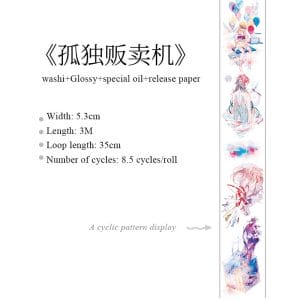 PET Sticker Roll - Anime Girls 9