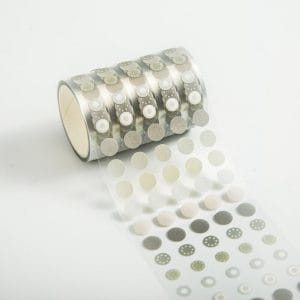 Clear PET Sticker Roll - Dots (Design 5)