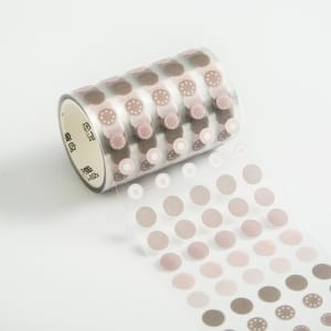 Clear PET Sticker Roll - Dots (Design 4)