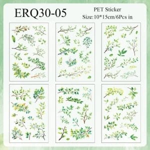 PET Clear Stickers (6 sheets) – Spring Banquet (SYMJ)