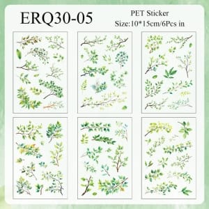 PET Clear Stickers (6 sheets) – Spring Banquet (SYMJ)