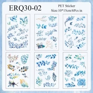 PET Clear Stickers (6 sheets) – Summer Breeze (SYMJ)