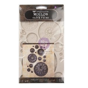 Prima Marketing Finnabair Decor Moulds 5"X8" - Clock Faces