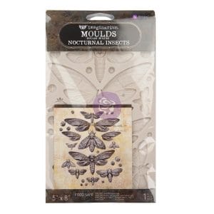 Prima Marketing Finnabair Decor Moulds 5"X8" - Nocturnal Insects