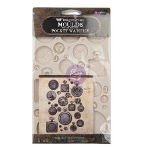 Prima Marketing Finnabair Decor Moulds 5"X8" - Pocket Watches