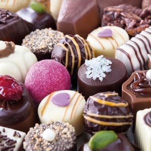 German Decoupage Napkins (5 pcs) - Luxury Chocolates
