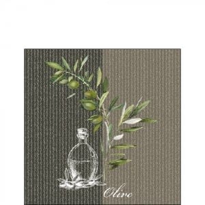 German Decoupage Napkins (5 pcs) - Oil and Olives
